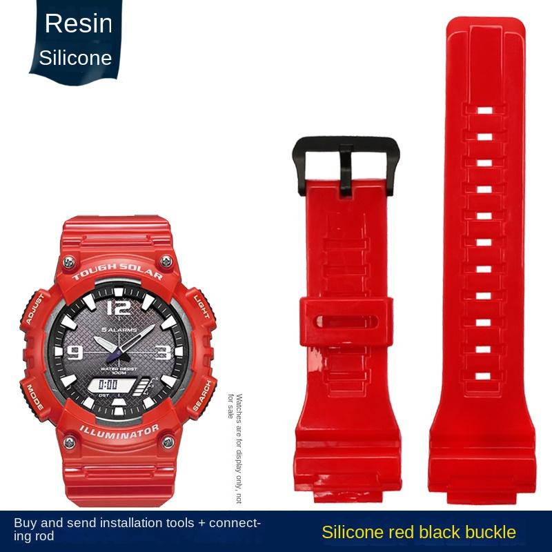 Per Casio AQ-S810W AEQ-110W MCW-200 cinturino da polso in tela di nylon sportivo 16mm 18mm cinturino per orologio cinturino da polso sportivo da uomo