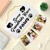 Dog Grandparents Gifts Picture Frame Photo Hanging Display, Dog Grandma Grandpa Lovers Owner Gifts, Some Grandkids Have Paws Picture Board Photo