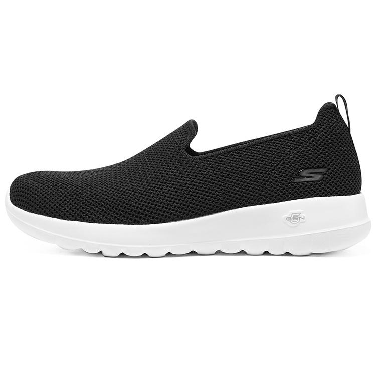 (WMNS) Skechers Go Walk Joy Sensational Day - Black White Women s 124187-BKW EU 39