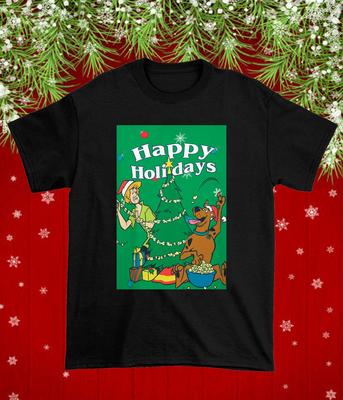 Scooby Doo Christmas Shirt All Size S-5XL Xmas Gift For Fans AD715 Unisex T-Shirt