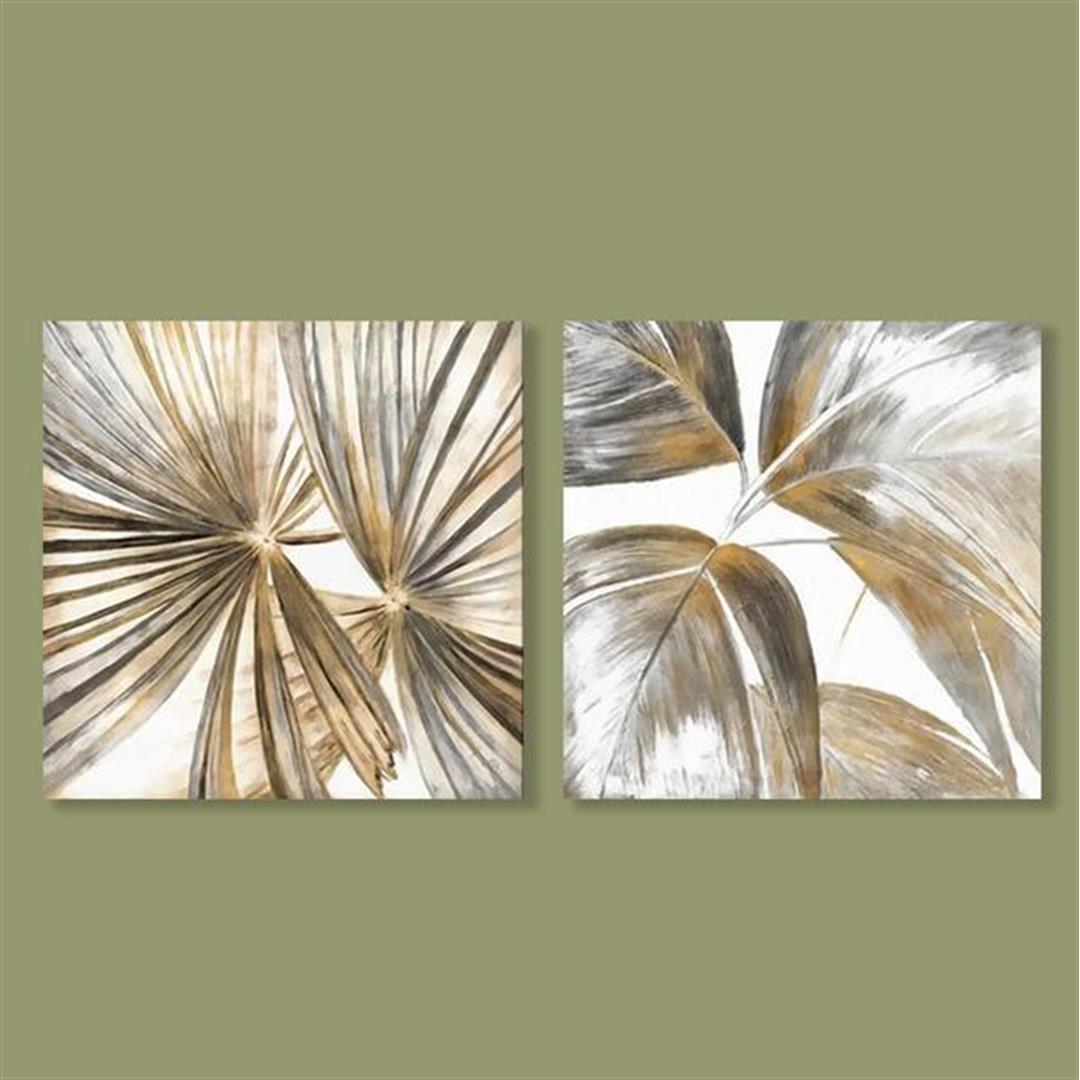 

QArt 6060 см Набор картин на позолоченном холсте