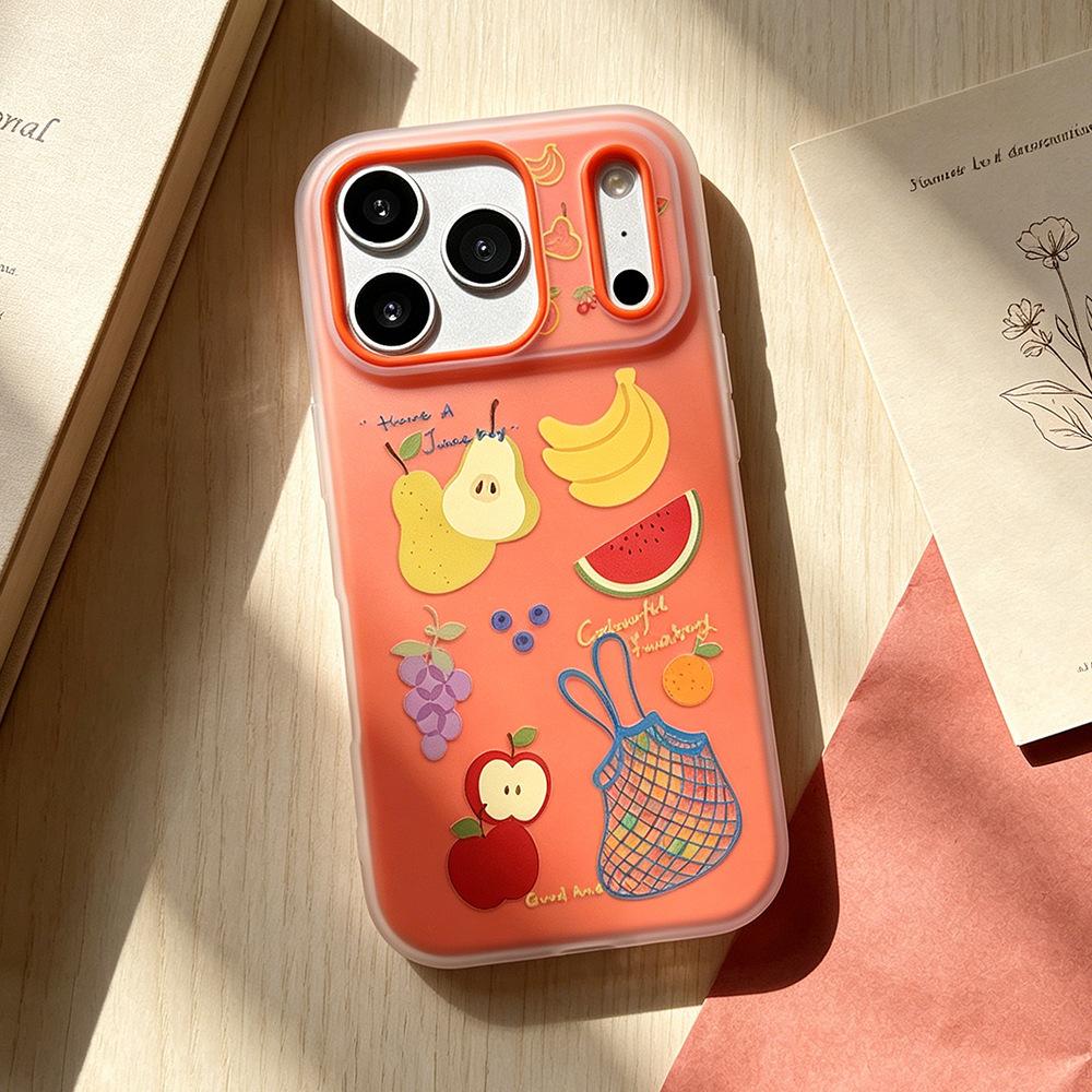 Fruit Bag Suitable for Apple Oppo Matte Huawei MATE80 Mobile Phone Case iPhone16/17Pro Premium Sense
