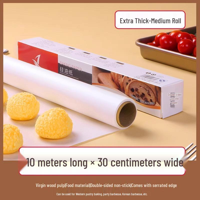 Oil-Absorbing Silicone Baking Paper for Oven, Barbecue, and Air Fryer
