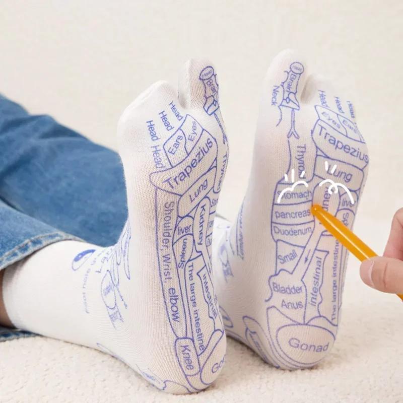 Massage Relieve Tired Foot Acupressure Socks Acupoint Gloves Hand Foot Massager Reflexology Socks Physiotherapy Foot Care Tools