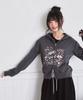 Pages Is Ii Lovely Melody Print Standard Fit Two-Way Zip-Up Hoodie [2 Colors]