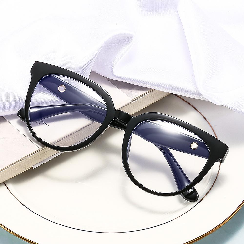 Transparent Computer Glasses Frame Anti Blue Light Blocking Eyewear for Women Men Cat Eye Optical Spectacle Eyeglass
