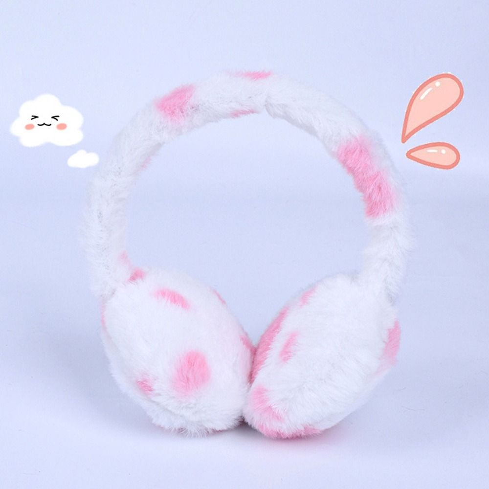 Retractable Plush Earmuffs Winter Warm Children's Christmas Gifts Fluffy Ear Covers  for Boys Girls