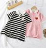 Maglietta Gonna Bambina Stampa Gatto Festa Principessa Skater Estiva Vestito Carino Bambina