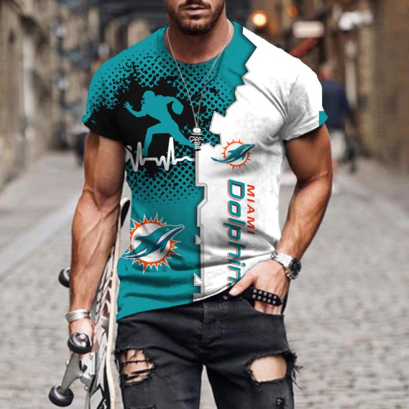 Short Sleeve Round Neck Men's Sports T-shirt Summer Classic Casual Fashion 3d Printed Running Letters Oversized Top