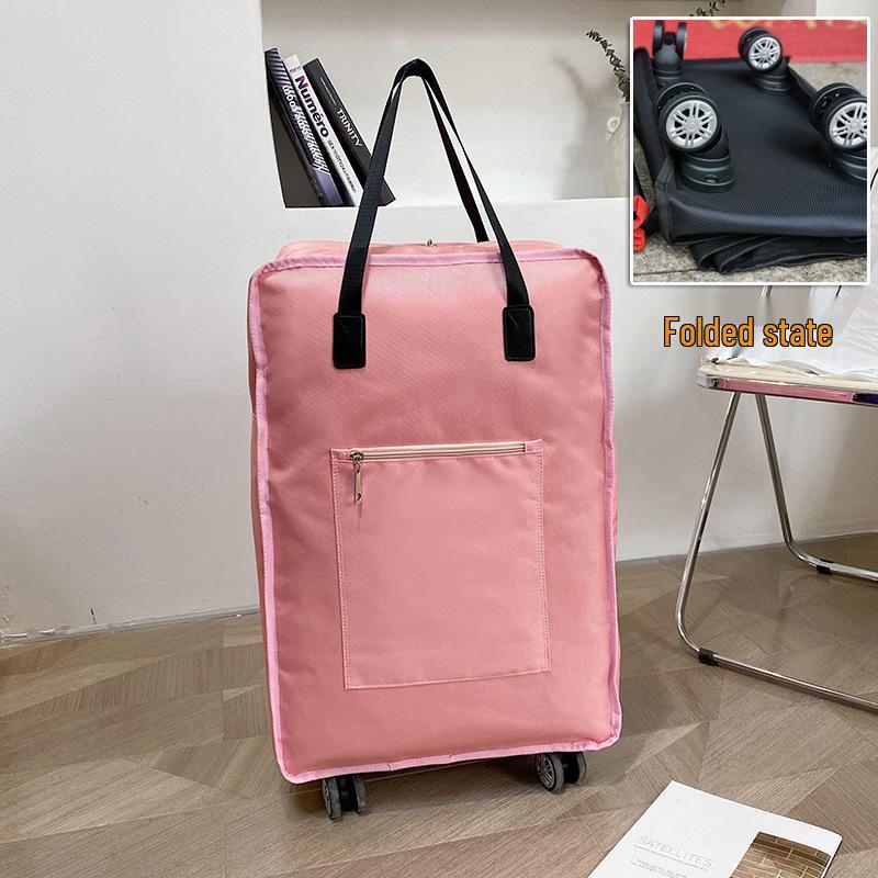 Reisetasche mit großer Kapazität, faltbar und mit Rollen – Unisex-Gepäck, Umstands- und Einkaufsaufbewahrungslösung