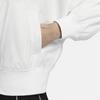 Nike Sportswear Essentials Solid Color Casual Baseball Collar Long Sleeve Jacket Women Jackets White FN2840-100