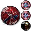 Marvel Captain America Iron Man Spider Man Pattern Wall Clock For Kids Room Decor