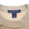 LOUIS VUITTON  1ABYR9 S sweater beige sabre cashmere/wool Women