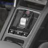 Real Soft Carbon Fiber Sticker For Seat Leon MK4 Cupra Leon Cupra Formentor 2020 2021 2022 2023 2024 LHD RHD Gear Shift Panel