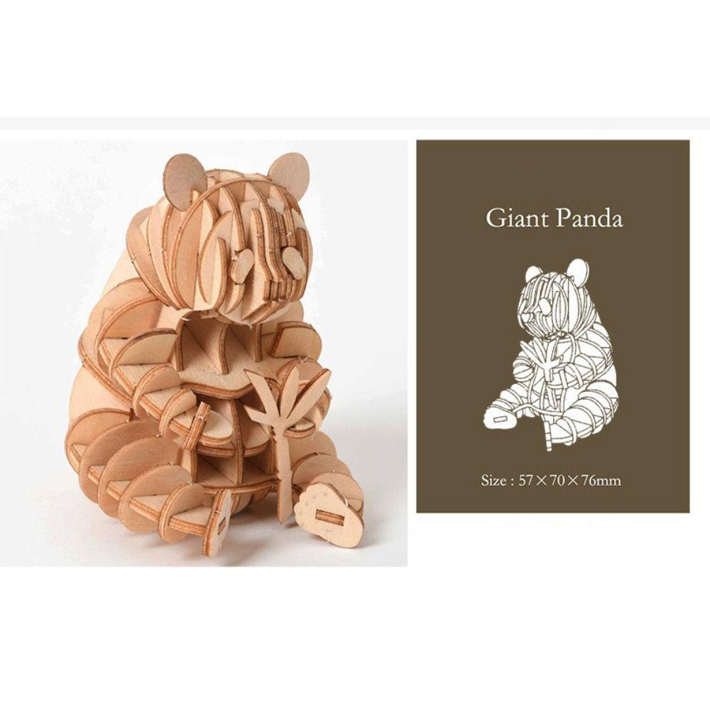 3D Wooden Puzzle Creative Building Block Kits Steam Locomotive Assembly Model