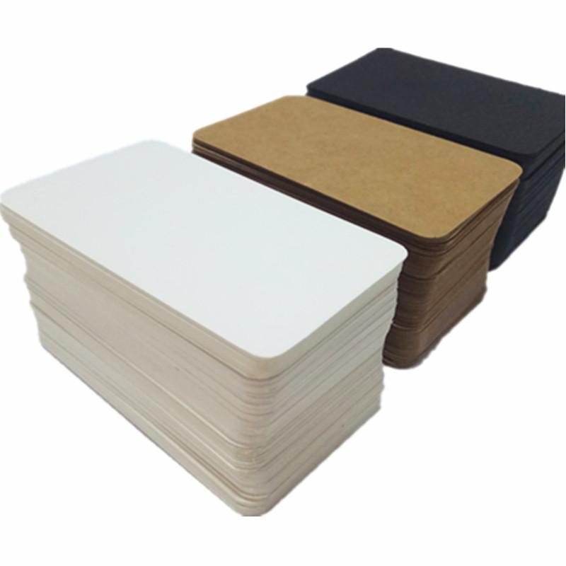 100 Stuks Speelkaart Blanco Hard Papier Kaartpapier Diy Bordspel Postkaart Handgemaakte Behang Postkaarten Bericht Witte Kaart
