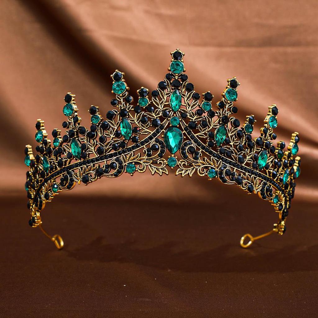 Diadema Corona Nuziale con Strass per Abito da Sera e Servizi Fotografici