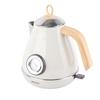 1.7L Electric Kettle Retro Wood Grain Dry Boil Protection Home Electric Kettle with Temperature
