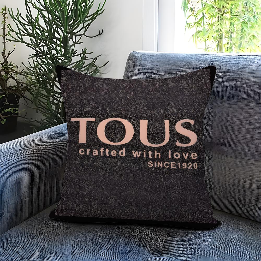 CRAFTED WITLOVE T-tousS Cushion Cover Comfortable Reversible Pillow Cover Ideal for Car Sofa Bedroom & Beyond