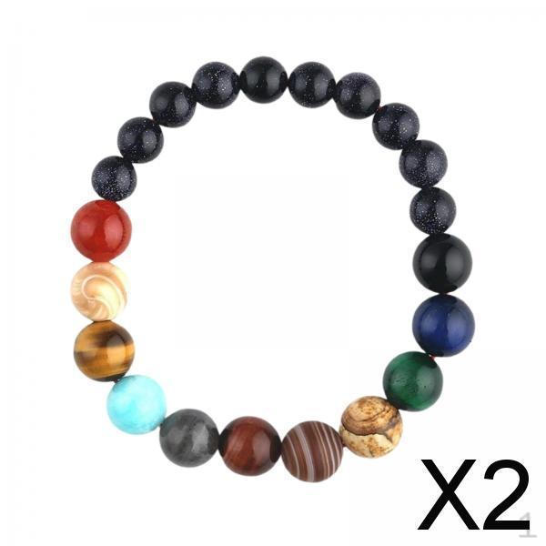 Celestial Solar System Planetary Energy Bracelets Set