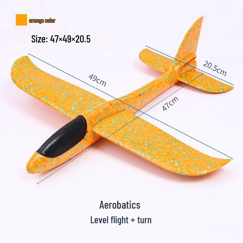 Upgraded Foam Hand-Thrown Glider - Lightweight Model Airplane for Outdoor Play