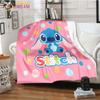 Stitch Blanket High Quality Flannel Warm Soft Plush On The Sofa Bed Blanket Suitable for Air Conditioning Blanket Nap Blanket