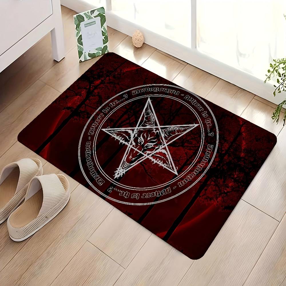 Baphomet Leviathan Entrance Door Mat Nordic Style Home Doormat Bathroom-Toilet Mats Bedroom Hotel Decor Mat