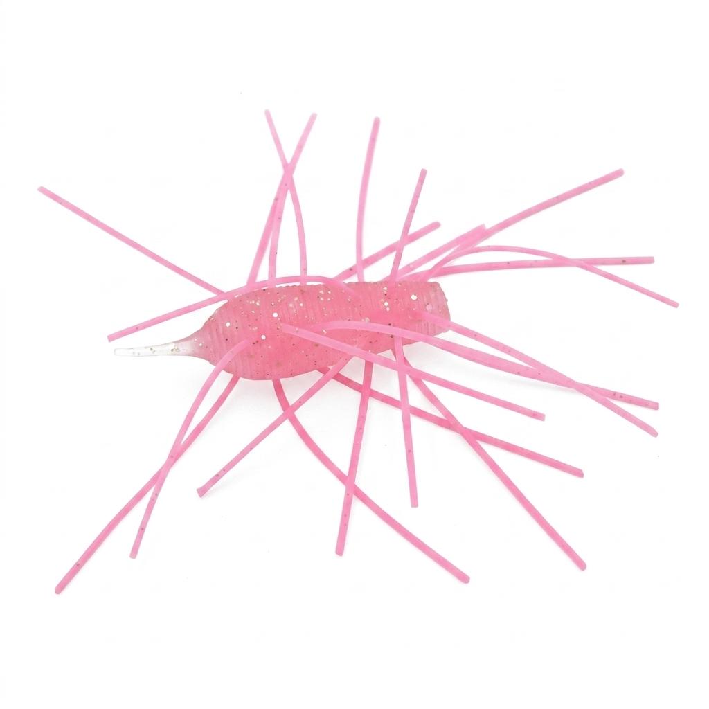 Soft Plastic Lure 4cm for Bass Fishing with Potato Texture Slow Sinking Weedless Design for Freshwater and Saltwater (as the picture,Fluorescent yellow)