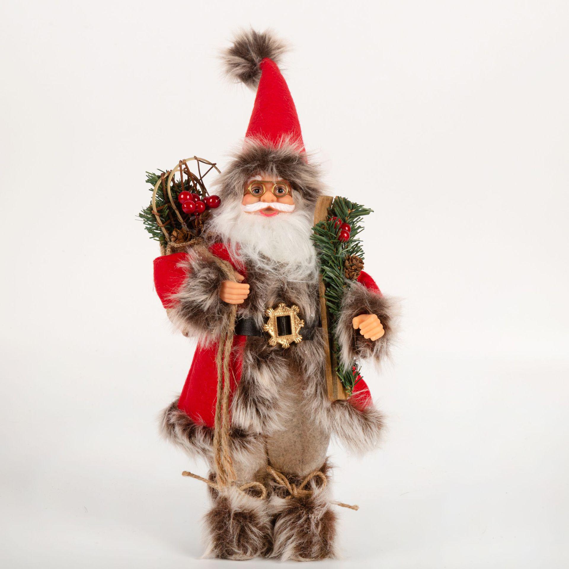 Santa Claus Doll Christmas Ornaments: Skateboard & Backpack Edition
