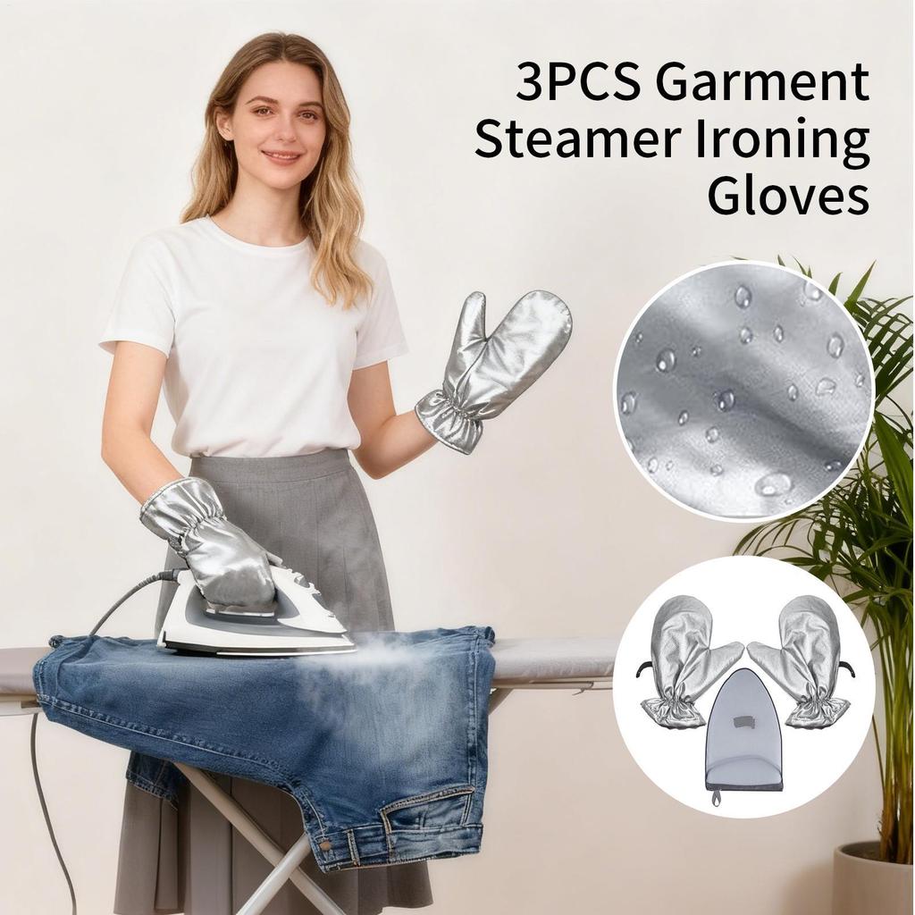 Ironing Gloves Heatproof Steaming Clothing Mitt Garment Steamer Glove For Men Women Boys Girls Teens Grandma Grandpa Wife