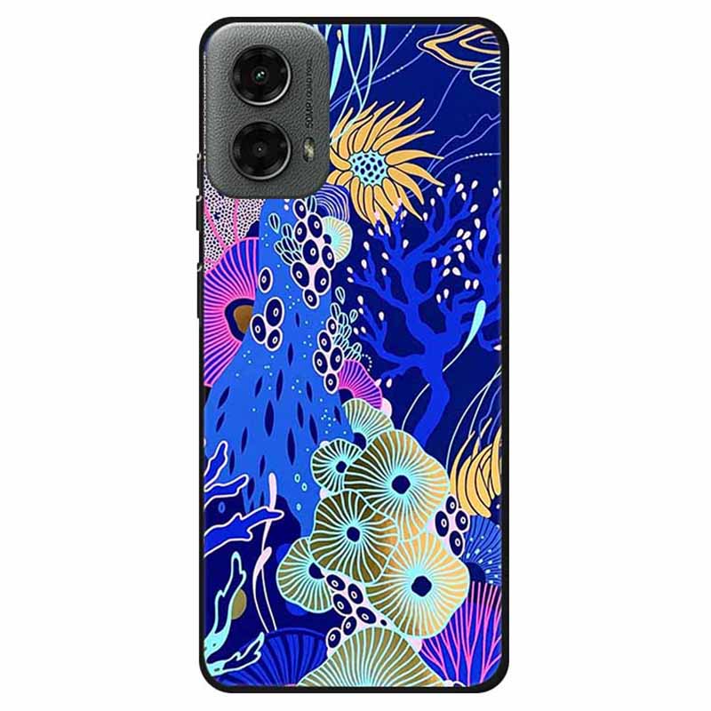 Dla Motoroli Moto G 5G (2024) Etui Miękkie TPU Wzór Telefon Pokrowiec