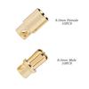FLY RC 10 Pairs Gold Plated 8MM 8.0MM Banana Plug Bullet Male Female Connector Adapter for RC Airplane Boat Drone ESC Motor