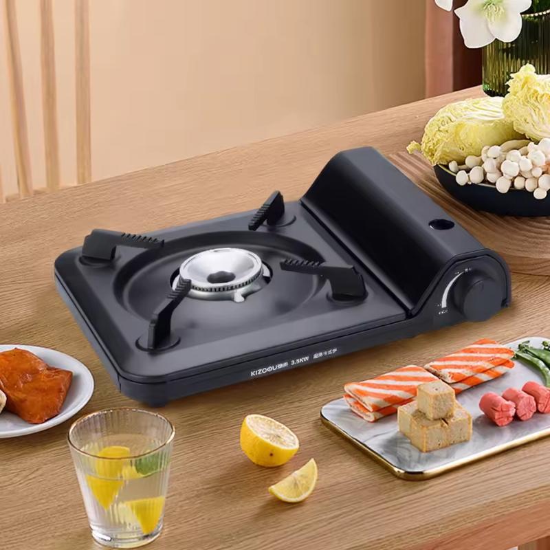 Portable Outdoor Cassette Stove Butane Gas Stove For  Pot Bbq Camping Cooking Lightweight Compact Design Portable Gas Stove