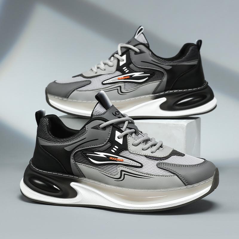 

Men s Sneakers Shoes for Men Lightweight Pu Leather Casual Shoes Fashion Men Tennis Shoes Breathable Running Sport Shoe 44 сірий