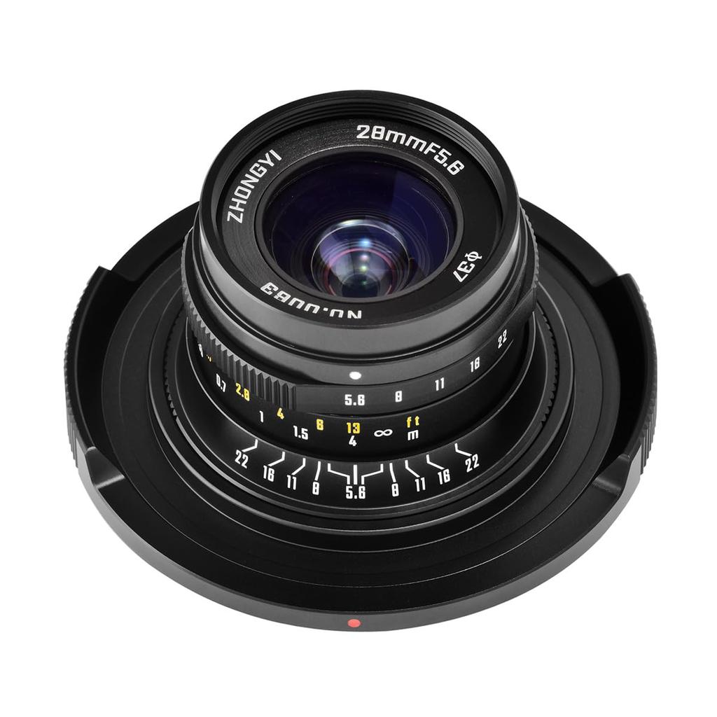 Zhongyi Optics TOURIST 28mm Fujifilm GFX Lens Black F5.6 G-mount