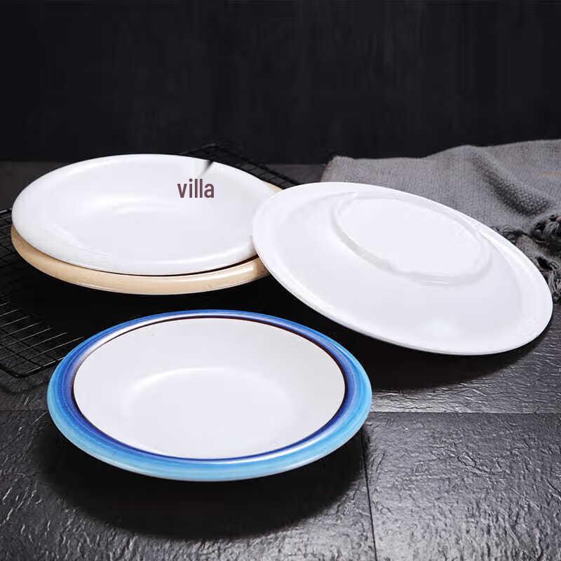 Melamine Deep Round Dinner Plate (10-Pack)