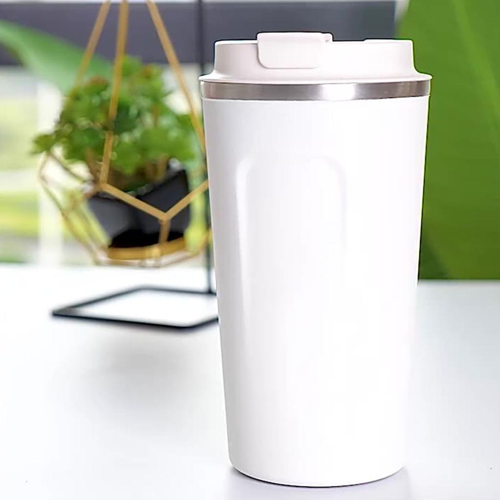 Coffee Travel Mug Food Grade 304 Stainless Steel Double Walled Insulated Cup for Hot and Cold Drinks 510ml