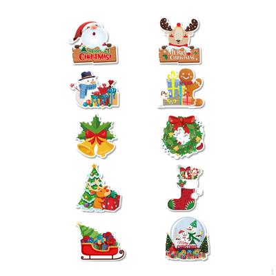 Weihnachtsdekoration Türhänger Schild Feiertagsparty Gastgeschenke Wandornament Weihnachtsbaumdeko für