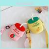 Cute Mini Fruit Drink Crossbody Bag For Kids Soft Silicone Waterproof Design Ideal For Boys And Girls Perfect For Everyday Use