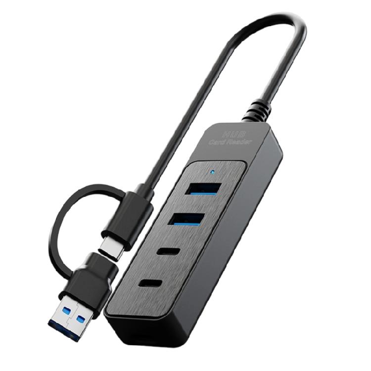 Plastic USB Hubs 4 Port USB3.0 USB2.0 Fast Speed Data Transfer Solution for Enhanceds Productivity In Work Environment