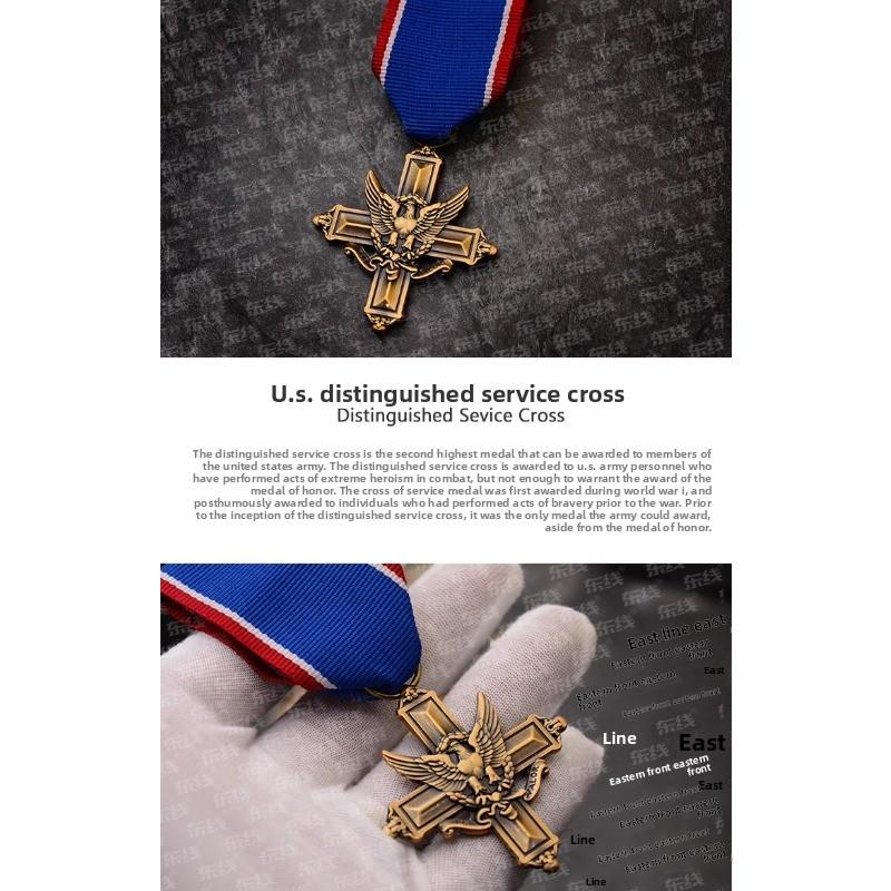 Východní fronta Reprodukce Armáda USA Stříbrná hvězda Purpurové srdce Medaile cti Armádní kříž za vynikající službu