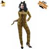 Adult Halloween women's leopard print onesie, women's animal masquerade stage performance costumes