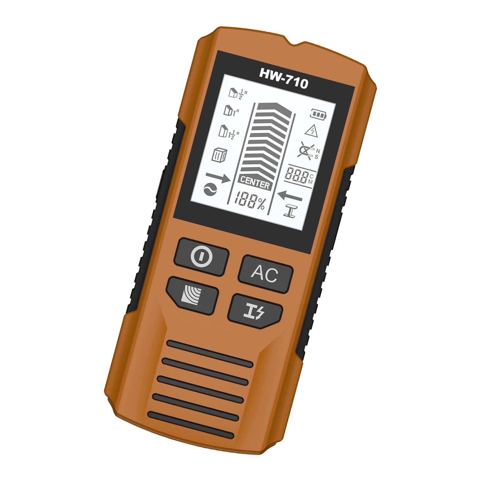 

Обновления Сканер для поиска стоек Настенный сканер Портативный детектор стоек Звуковая сигнализация Автоматическая калибровка Портативный ЖК-экран для домовладельцев жёлтый