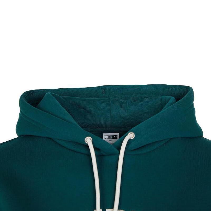Puma Letter Embroidery Casual Hoodie American Long Sleeve Sweatshirt Women sweatshirt Green 625306-43