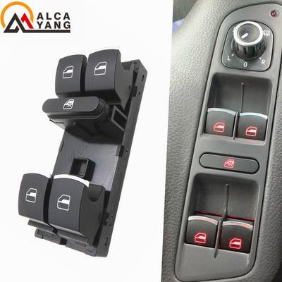 Auto Elektrische Power Master Fenster Schalter Taste Für VW Jetta Golf MK5 MK6 Passat B6 B7 CC Touran Tiguan Golf plus Sitz 5ND959857