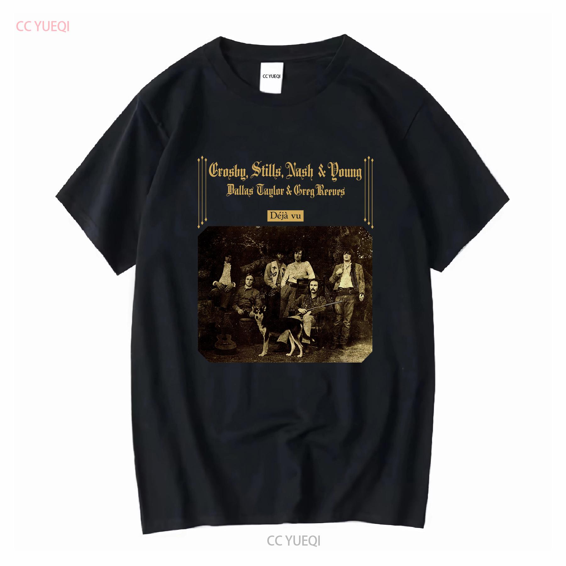 

Crosby Stills Nash Young T Shirt Size S 5XL Concert Men CG939 long or short sleeves vintage Washed designer clothes Breathable 4XL