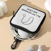 Trendy Mini Coin Purse Water-resistant PVC Earphone Bag Portable Lightweight Wallet Friends Gift