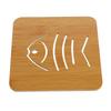 Bubble Fish Wooden Cartoon Coaster Set