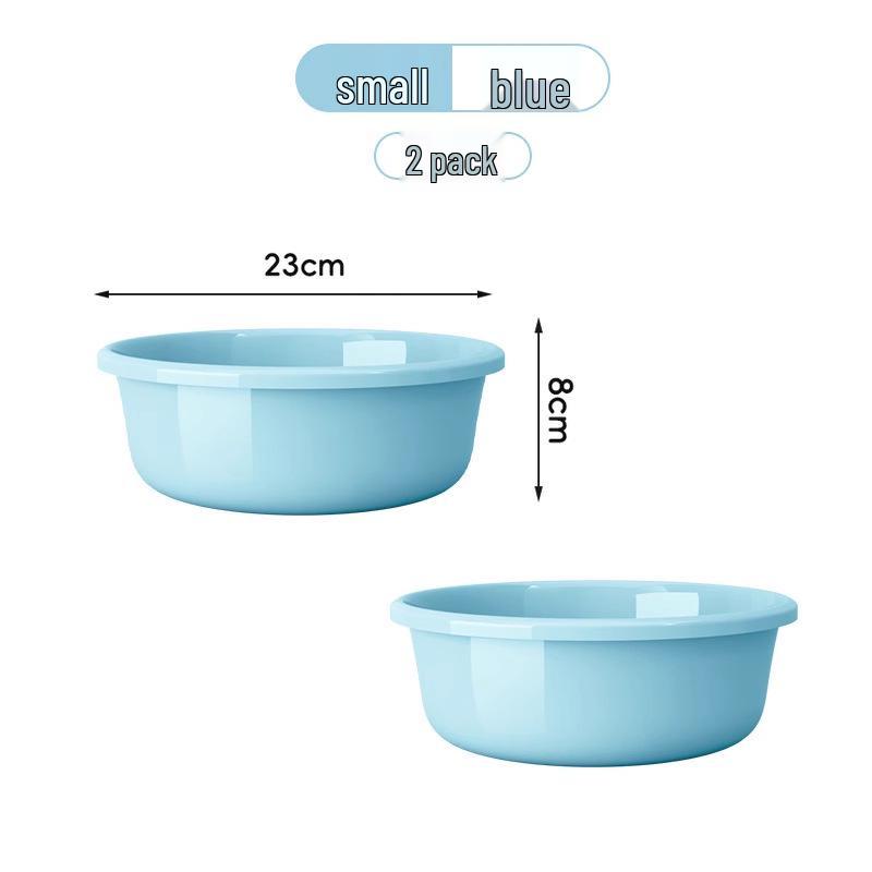 Large Durable Multi-Purpose Plastic Wash Basin for Dorms and Babies