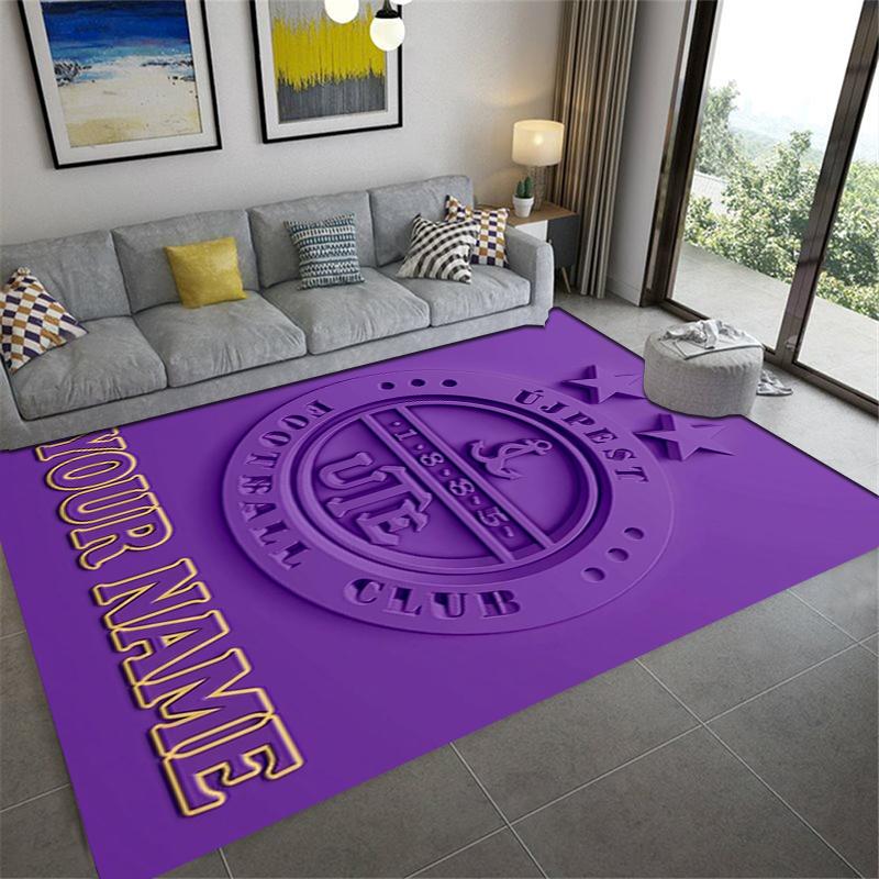 Custom Name Újpest FC Carpet Rug for Living Room Bedroom Home Sofa Decoration,Kids play Non-slip Floor Mat